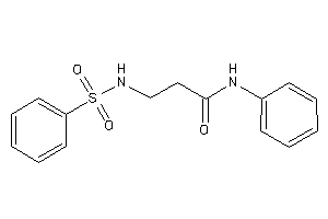 3-(benzenesulfonamido)-N-phenyl-propionamide