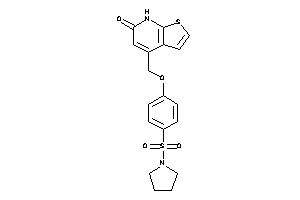 4-[(4-pyrrolidinosulfonylphenoxy)methyl]-7H-thieno[2,3-b]pyridin-6-one