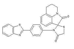 Image of 3'-[4-(1,3-benzothiazol-2-yl)phenyl]spiro[BLAH-2,2'-thiazolidine]-4'-quinone