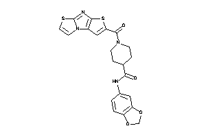 N-(1,3-benzodioxol-5-yl)-1-(BLAHcarbonyl)isonipecotamide