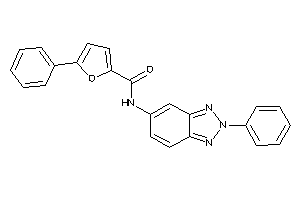 Image of 5-phenyl-N-(2-phenylbenzotriazol-5-yl)-2-furamide