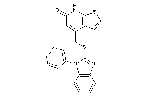 Image of 4-[[(1-phenylbenzimidazol-2-yl)thio]methyl]-7H-thieno[2,3-b]pyridin-6-one