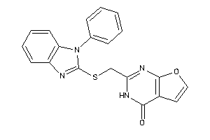 2-[[(1-phenylbenzimidazol-2-yl)thio]methyl]-3H-furo[2,3-d]pyrimidin-4-one