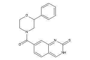 (2-phenylmorpholino)-(2-thioxo-3H-quinazolin-7-yl)methanone