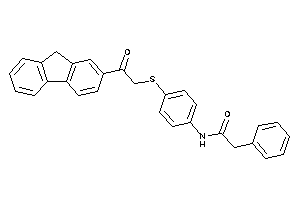 N-[4-[[2-(9H-fluoren-2-yl)-2-keto-ethyl]thio]phenyl]-2-phenyl-acetamide