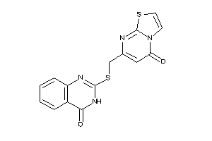 7-[[(4-keto-3H-quinazolin-2-yl)thio]methyl]thiazolo[3,2-a]pyrimidin-5-one