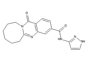 13-keto-N-(1H-pyrazol-3-yl)-6,7,8,9,10,11-hexahydroazocino[2,1-b]quinazoline-3-carboxamide