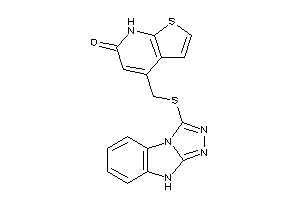 4-[(4H-[1,2,4]triazolo[4,3-a]benzimidazol-1-ylthio)methyl]-7H-thieno[2,3-b]pyridin-6-one