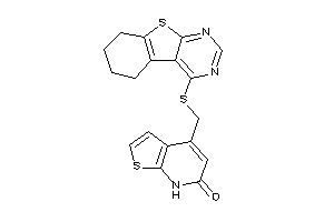 4-[(5,6,7,8-tetrahydrobenzothiopheno[2,3-d]pyrimidin-4-ylthio)methyl]-7H-thieno[2,3-b]pyridin-6-one