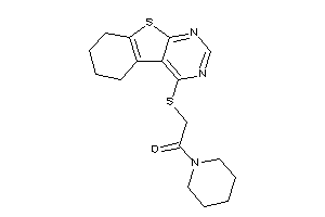 1-piperidino-2-(5,6,7,8-tetrahydrobenzothiopheno[2,3-d]pyrimidin-4-ylthio)ethanone