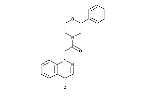 1-[2-keto-2-(2-phenylmorpholino)ethyl]cinnolin-4-one