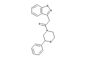 2-indoxazen-3-yl-1-(2-phenylmorpholino)ethanone