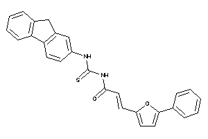 N-(9H-fluoren-2-ylthiocarbamoyl)-3-(5-phenyl-2-furyl)acrylamide