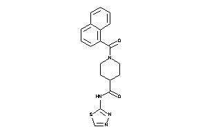 1-(1-naphthoyl)-N-(1,3,4-thiadiazol-2-yl)isonipecotamide