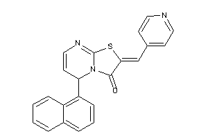 5-(1-naphthyl)-2-(4-pyridylmethylene)-5H-thiazolo[3,2-a]pyrimidin-3-one