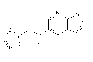 N-(1,3,4-thiadiazol-2-yl)isoxazolo[5,4-b]pyridine-5-carboxamide