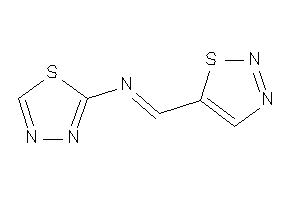 1,3,4-thiadiazol-2-yl(thiadiazol-5-ylmethylene)amine