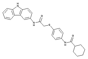 N-[4-[[2-(9H-carbazol-3-ylamino)-2-keto-ethyl]thio]phenyl]cyclohexanecarboxamide