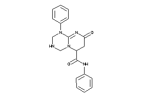 8-keto-N,1-diphenyl-3,4,6,7-tetrahydro-2H-pyrimido[1,2-a][1,3,5]triazine-6-carboxamide