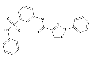 2-phenyl-N-[3-(phenylsulfamoyl)phenyl]triazole-4-carboxamide