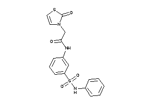 2-(2-keto-4-thiazolin-3-yl)-N-[3-(phenylsulfamoyl)phenyl]acetamide