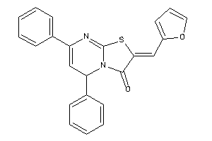 Image of 2-(2-furfurylidene)-5,7-diphenyl-5H-thiazolo[3,2-a]pyrimidin-3-one