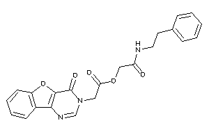 2-(4-ketobenzofuro[3,2-d]pyrimidin-3-yl)acetic Acid [2-keto-2-(phenethylamino)ethyl] Ester