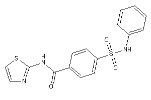 4-(phenylsulfamoyl)-N-thiazol-2-yl-benzamide