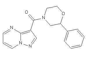 (2-phenylmorpholino)-pyrazolo[1,5-a]pyrimidin-3-yl-methanone