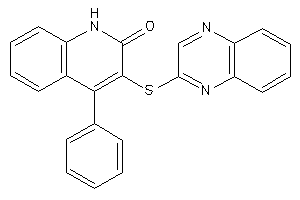 4-phenyl-3-(quinoxalin-2-ylthio)carbostyril