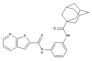 N-[3-(adamantane-1-carbonylamino)phenyl]thieno[2,3-b]pyridine-2-carboxamide