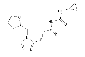 N-(cyclopropylcarbamoyl)-2-[[1-(tetrahydrofurfuryl)imidazol-2-yl]thio]acetamide