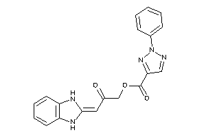 2-phenyltriazole-4-carboxylic Acid [3-(1,3-dihydrobenzimidazol-2-ylidene)-2-keto-propyl] Ester