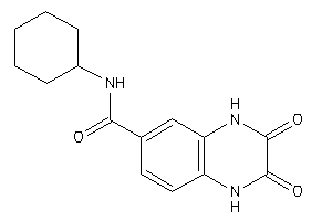 N-cyclohexyl-2,3-diketo-1,4-dihydroquinoxaline-6-carboxamide