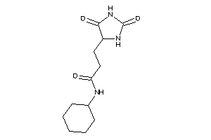 Image of N-cyclohexyl-3-(2,5-diketoimidazolidin-4-yl)propionamide