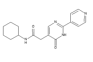 N-cyclohexyl-2-[6-keto-2-(4-pyridyl)-1H-pyrimidin-5-yl]acetamide