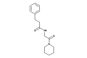 N-(2-keto-2-piperidino-ethyl)-3-phenyl-propionamide