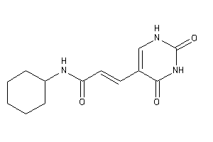 N-cyclohexyl-3-(2,4-diketo-1H-pyrimidin-5-yl)acrylamide