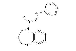 2-anilino-1-(3,4-dihydro-2H-1,5-benzothiazepin-5-yl)ethanone