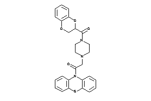 Image of 2-[4-(2,3-dihydro-1,4-benzodioxine-3-carbonyl)piperazino]-1-phenothiazin-10-yl-ethanone
