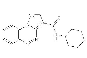 Image of N-cyclohexylpyrazolo[1,5-a]quinazoline-3-carboxamide