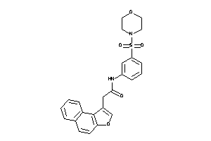 2-benzo[e]benzofuran-1-yl-N-(3-morpholinosulfonylphenyl)acetamide