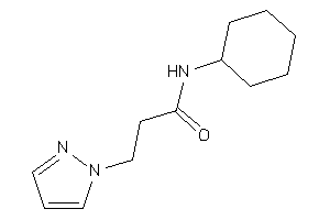 N-cyclohexyl-3-pyrazol-1-yl-propionamide