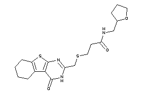 3-[(4-keto-5,6,7,8-tetrahydro-3H-benzothiopheno[2,3-d]pyrimidin-2-yl)methylthio]-N-(tetrahydrofurfuryl)propionamide