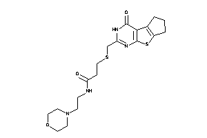 3-[(ketoBLAHyl)methylthio]-N-(2-morpholinoethyl)propionamide