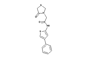 2-(4-ketothiazolidin-3-yl)-N-(4-phenyl-2-thienyl)acetamide