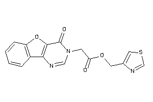 2-(4-ketobenzofuro[3,2-d]pyrimidin-3-yl)acetic Acid Thiazol-4-ylmethyl Ester