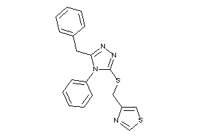 4-[[(5-benzyl-4-phenyl-1,2,4-triazol-3-yl)thio]methyl]thiazole