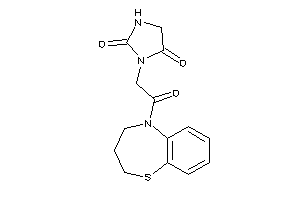 3-[2-(3,4-dihydro-2H-1,5-benzothiazepin-5-yl)-2-keto-ethyl]hydantoin