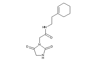 N-(2-cyclohexen-1-ylethyl)-2-(2,5-diketoimidazolidin-1-yl)acetamide